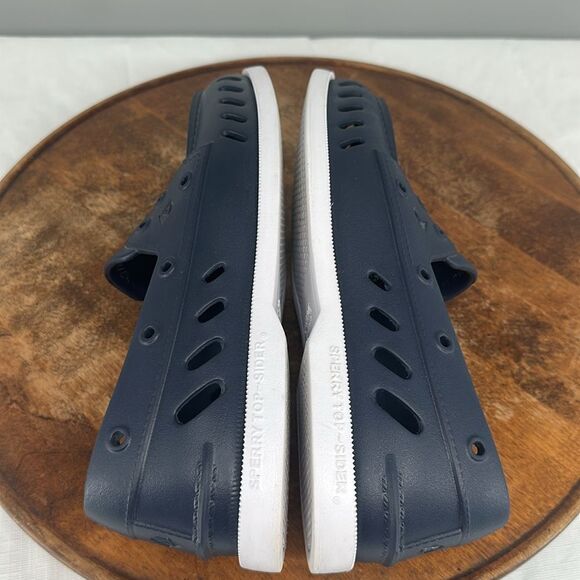 Sperry Shoes Wm 9 A/O Float Blue EVA Slip On Moccasin Boat Shoe Loafer - Picture 7 of 11